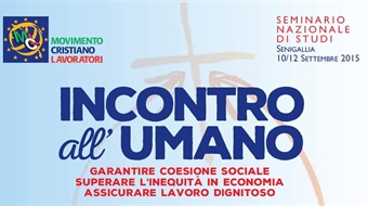 Costalli: “Garantire coesione sociale, superare l’inequita’ in economia, assicurare un lavoro dignitoso”
